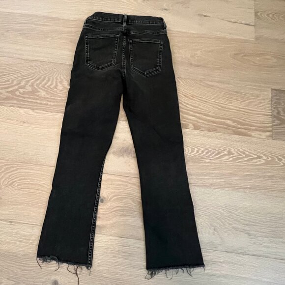 Everlane Kick Crop Jean in Washed Black EUC - Picture 5 of 8